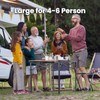 Join Nature Camping Table Lightweight Foldable Large for 4-6 Person