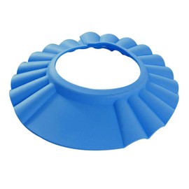 Adjustable Baby Swimming Visor and Shower Hat for Girls, EVA Shampoo Shield, Toddler Bath Hat, 40 cm Fit