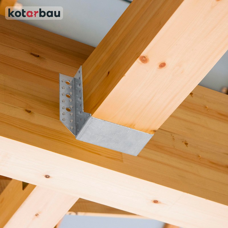 KOTARBAU® Joist hanger type A 160 mm wooden beam connector