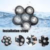 6 Head Shaver Replacement Razor Heads for Many Brands Bald