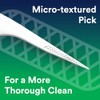 DenTek Triple Clean Floss Pick 3X Clean Removes Plaque Food