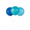 Blue & Teal Giant Latex Balloons, 24" (3-Pack) - Extra