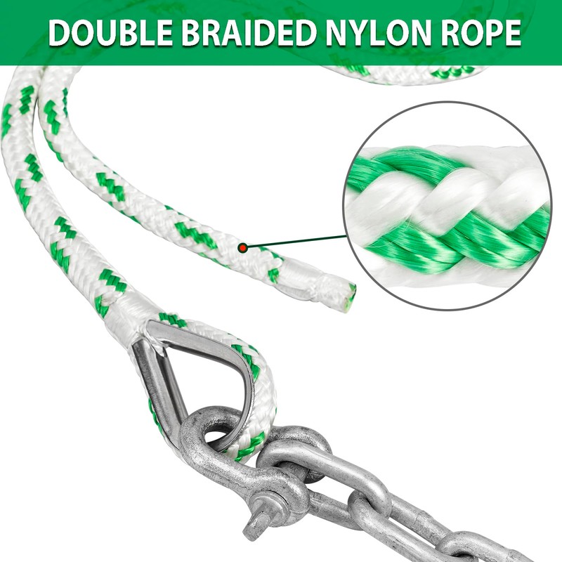 MARINE SYSTEM Fluke Anchor Kit with Chain and Anchor Rope