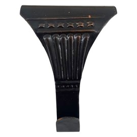 Victorian Picture Rail Hooks in Solid Brass 10 pc (Bronze)