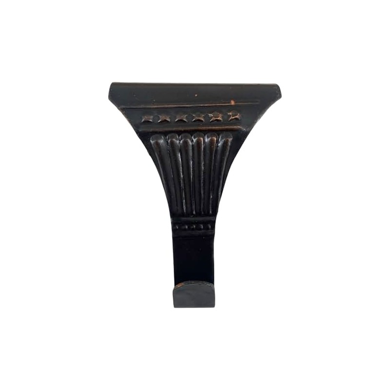 Victorian Picture Rail Hooks in Solid Brass 10 pc (Bronze)