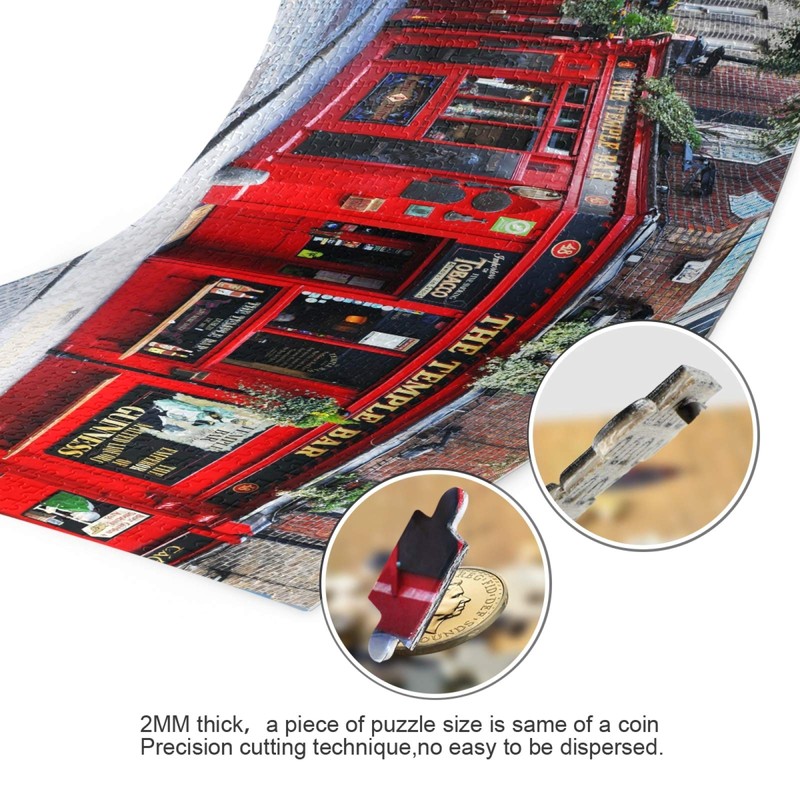 Oarencol Dublin Ireland Temple Bar Landscape Jigsaw Puzzle 1000 Pieces