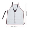 Barber Apron Waterproof Bartender Kitchen Cooking Adjustable Apron with Pockets