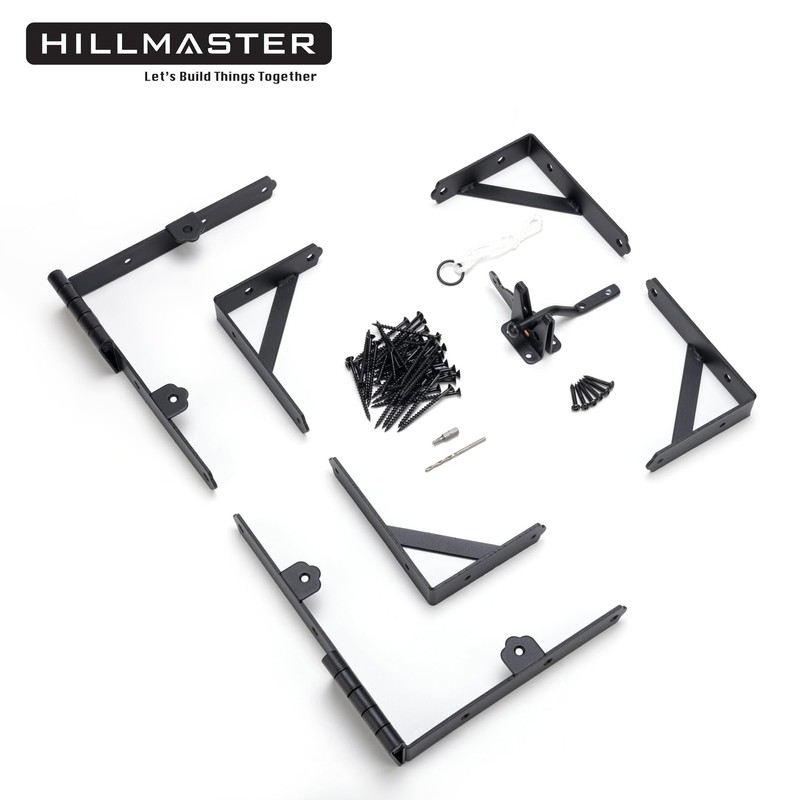HILLMASTER Anti Sag Gate Frame Kit Gate Corner Brace Bracket