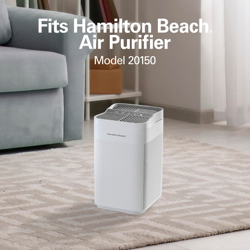 Hamilton Beach Genuine Replacement Activated Carbon Filters for TrueAir Medium