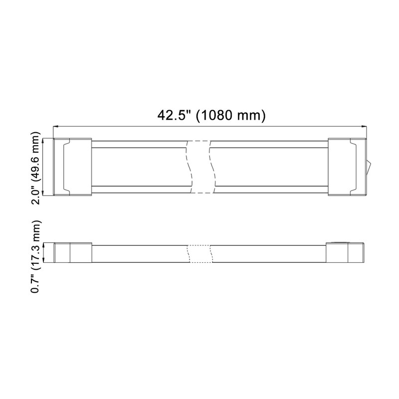 Raycharm RV Cargo LED Interior Area Lighting 42.5" x 2.0",