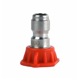 Erie Tools 3.0 Stainless Steel Orifice 0 Degree 1/4in. Quick Connect 4000 PSI High Pressure Washer Spray Nozzle Tip