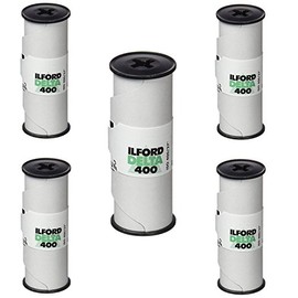 5 Rolls Ilford Delta 400 120 Film
