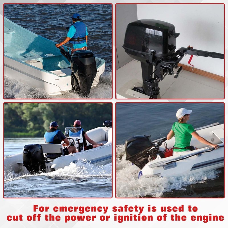 SPEEDWOX Kill Switch Lanyard Replacement Motor Boat Safety Kill Stop
