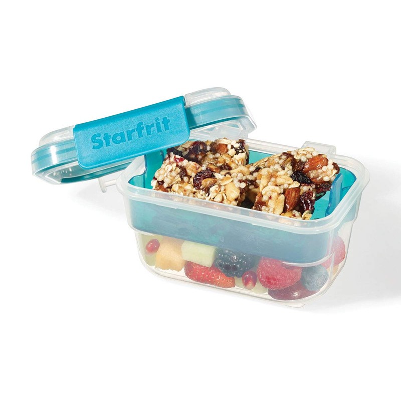 Starfrit Easy Lunch Rectangular 2-Tier Snack Container - Removable Tray