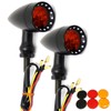 Rich Choices Red CNC Motorcycle Bullet LED Turn Signal Light