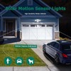 omibee 3000LM Solar Lights Outdoor, 4 Adjustable Heads Solar Motion