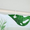 Unique Plant Leaves Pattern Shower Curtain Waterproof Mildew Proof Bathroom