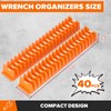40PCS Modular Wrench Organizer Wrench Holder - Wrench Tool Organizers