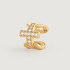 LADYGD Ear Cuff Earrings for Women 14K Gold Plated Cubic