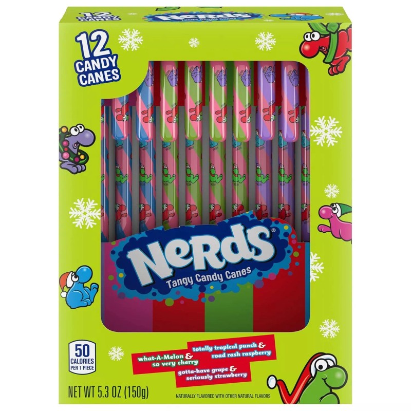 Ferrara Candy 2-(24 Total) Nerds Tangy Christmas Ind Wrapped Full