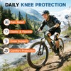 PreCut Kinesiology Tape for Knees, 15PCS Black Extra Adhesive Athletic