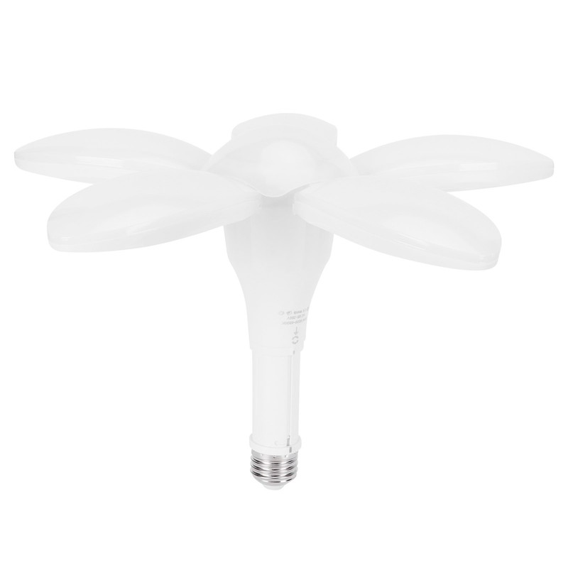 5 Leaf Garage Light LED Deformable Lamp 80W E26 Ceiling