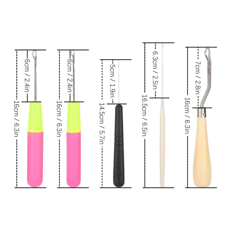 Hook Kit Latch Hook Tool, 5Pcs/Set Latch Hook, Knitting Weaving