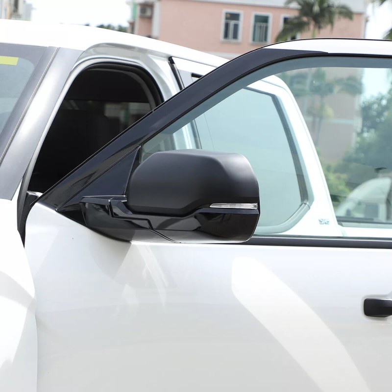autotrim000 Matte Black Side Rearview Mirror Guard Cover Trim Set