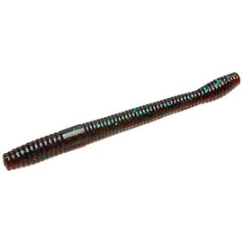 Zoom Magnum Finesse Worm-Pack of 10 (Red Bug, 5-Inch)