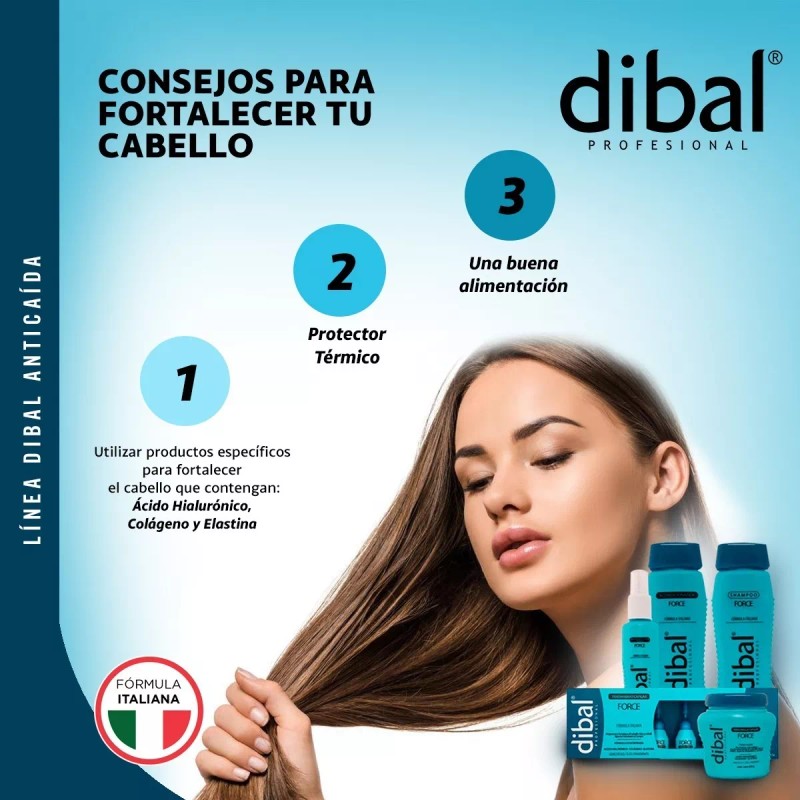 Dibal Tratamiento Capilar Force Acido Hialurónico Dibal 250 G