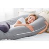 Meiz Pregnancy Pillow, Cooling Silky Pregnancy Pillows for Sleeping, 65"