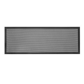 MECCANIXITY 2PCS PC Dust Filter, 400mmx150mm PVC Computer Case Cooler Dustproof Mesh Cover Fan Grills for Computer Chassis Speaker, Black