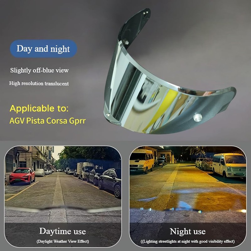 AGV Pista Corsa Gprr Visor Commpatible with for Day and