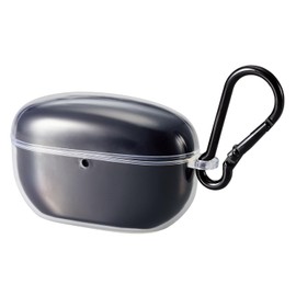 Elecom TWS-SO231UCCR WF-1000XM5 SONY Case Cover with TPU Carabiner Wireless Charging Capable Shock Absorption Lightweight Scratch Resistant Transparent Clear