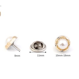 Priaora 80pcs Shirt Brooch Buttons, Women Shirt Brooch Buttons, Brooch Pins Invisible Button Prevent Accidental Exposure Of Buttons for Girls Clothes Reusable Diy Bags Shirt all Clothes Hat (K43-80)