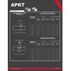 Shars APKT1604 33 Carbide Insert for Alloy Stainless Steel 5