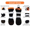 Payanwin Dog Boots, 4PCS Warm Lined Winter Dog Shoes Waterproof
