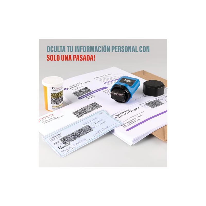 Trodat ID Protector rodillo de tinta – Sello de rodillo