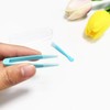 DPWOUM Blue Contact Lens Applicator, Remover & Tweezer, Soft Tip,