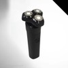 Rasuradora Eléctrica, 3 Cabezales Independientes, 360 Grados, Recargable USB, Negro
