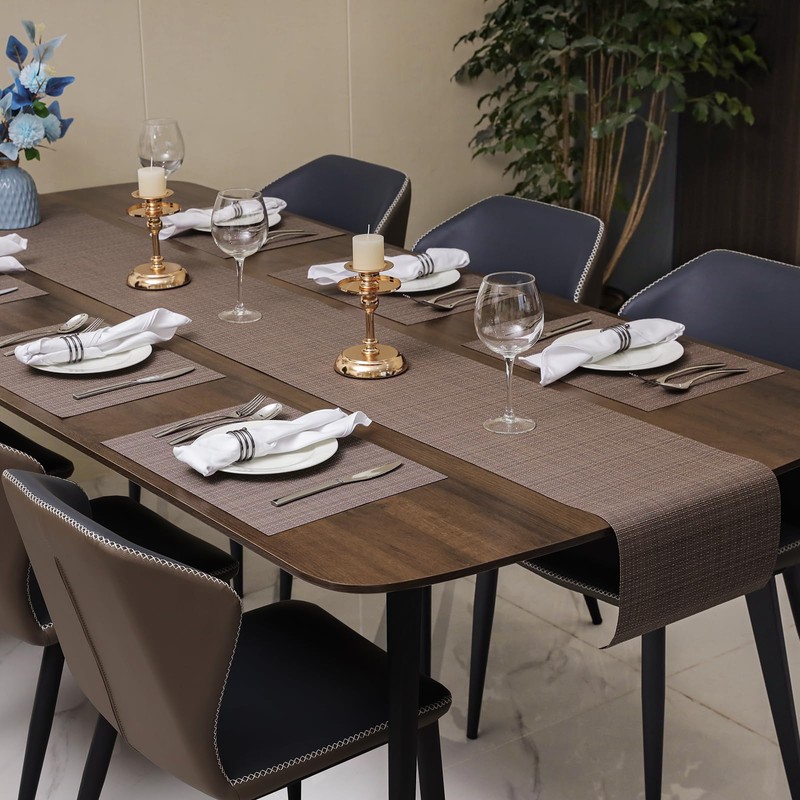 Myir JUN Table Runner, Washable Table Runner Roll Table Ribbon