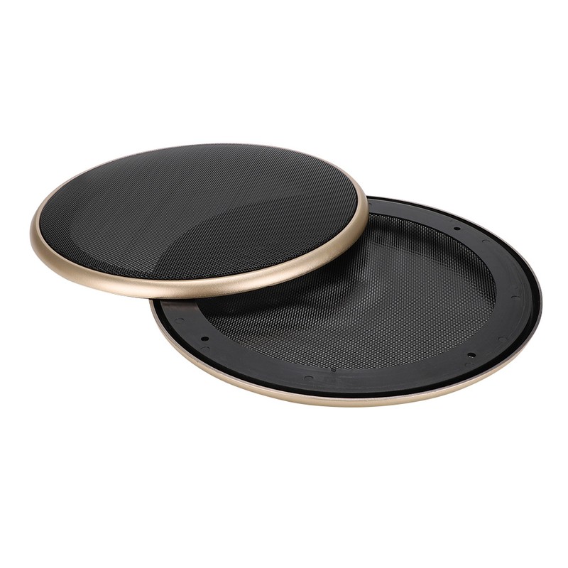 2 pcs 8 inch Audio Speaker Cover Decorative Circle Protective