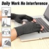 2 Pairs Arthritis Gloves for Women and Men,Compression Gloves, Fingerless
