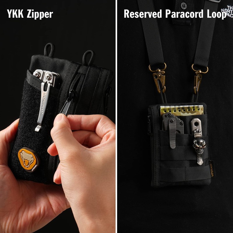VIPERADE VE18 EDC Pouch, Pocket Organizer for Men, EDC Pocket