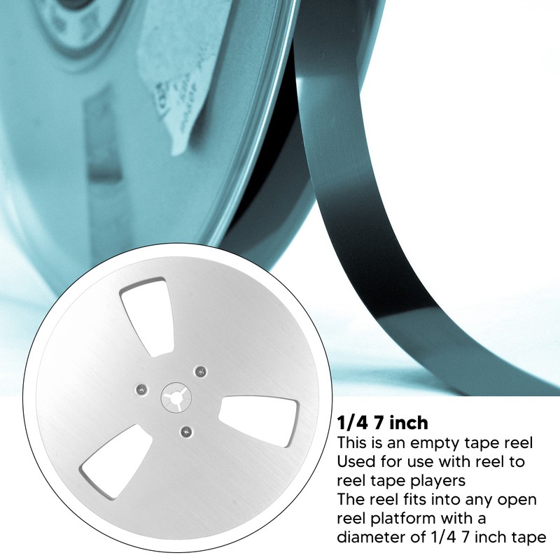 1/4 7 Inch Empty Tape Reel 3 Holes Wind Resistance