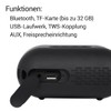 LEUTED Bluetooth Speaker, Portable Wireless Bluetooth 5.2 Speaker, Waterproof, Portable