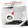 Tofficu Stainless Steel Exhaust Hood Vent Cover Round Soffit Vent