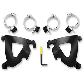 Memphis Shades MEM8998 Black Trigger-Lock Mounting Kit (fits Yamaha XV1600 and XV1700 Road Star Models 1999-2014)