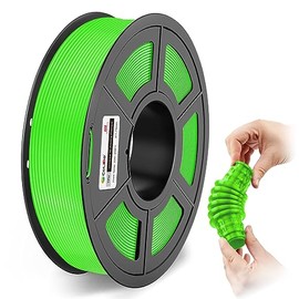 COLIDO TPU 3D Printer Green Filament，95A 1.75mm TPU 0.5KG，Dimensional Accuracy +/- 0.03mm，Soft Flexible for Most 3D Printer.（1-Green）