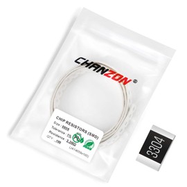Chanzon 100pcs 0805 SMD Resistor 3.3M Ω ohm 3m3 1/8W 0.125W ±1% Tolerance Thick Film 3.3MR SMT Chip Resistors Rohs Certificated